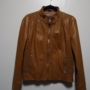 Women's Caramel Leather Jacket